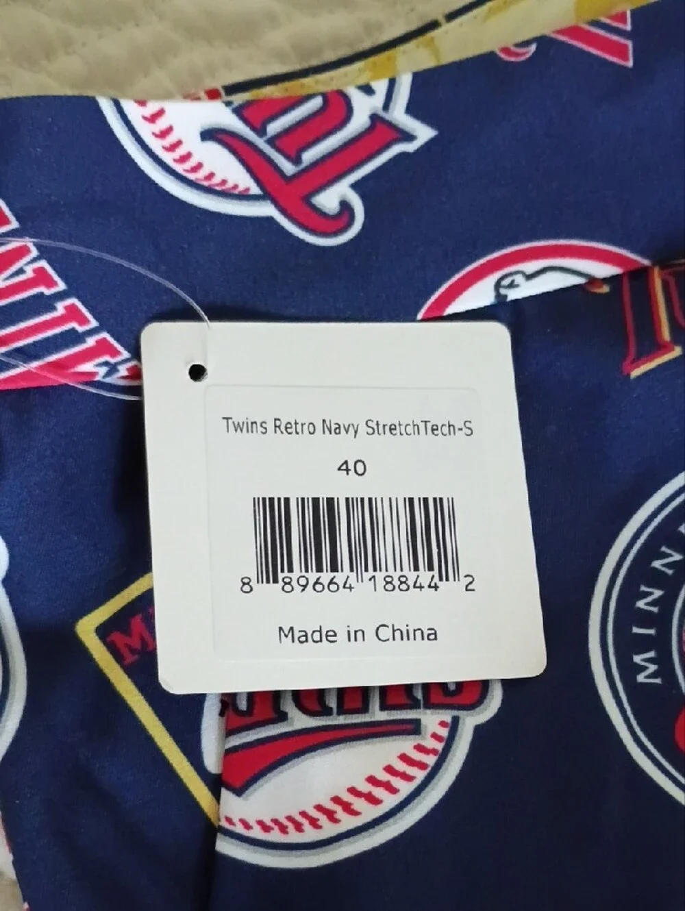 Loudmouth Minnesota Twins Retro Navy StretchTech Shorts Men's 40